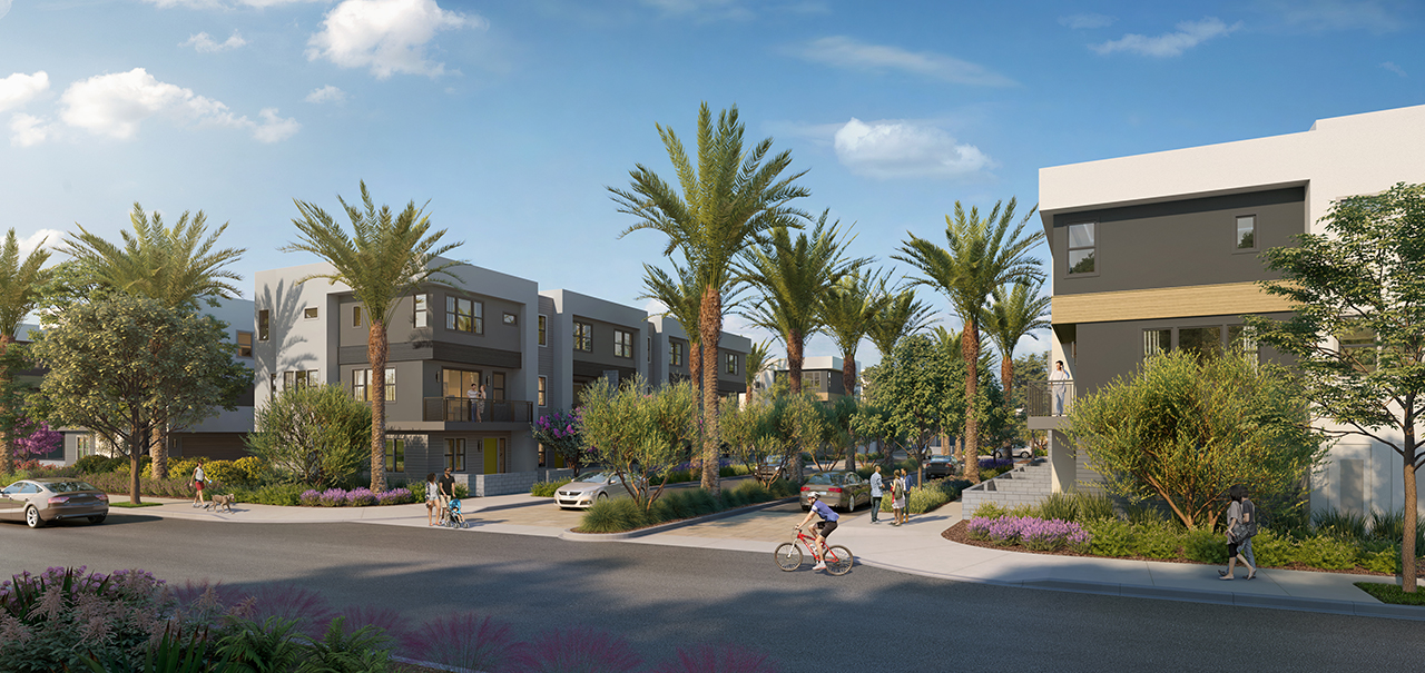 Single-family townhomes within a tight-knit community